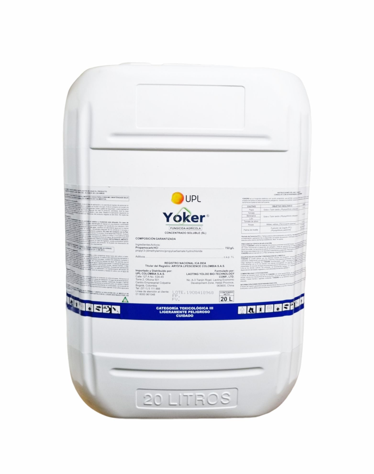 Yocker Yoker 722SL 20Lt – Superagro Global SAS