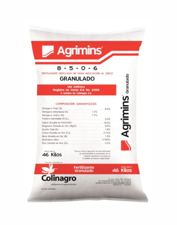 Agrimins 8-5-0-6   46Kg